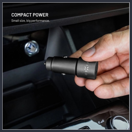 Fixed Dual USB-C Car Charger, 65W, PD 3.0