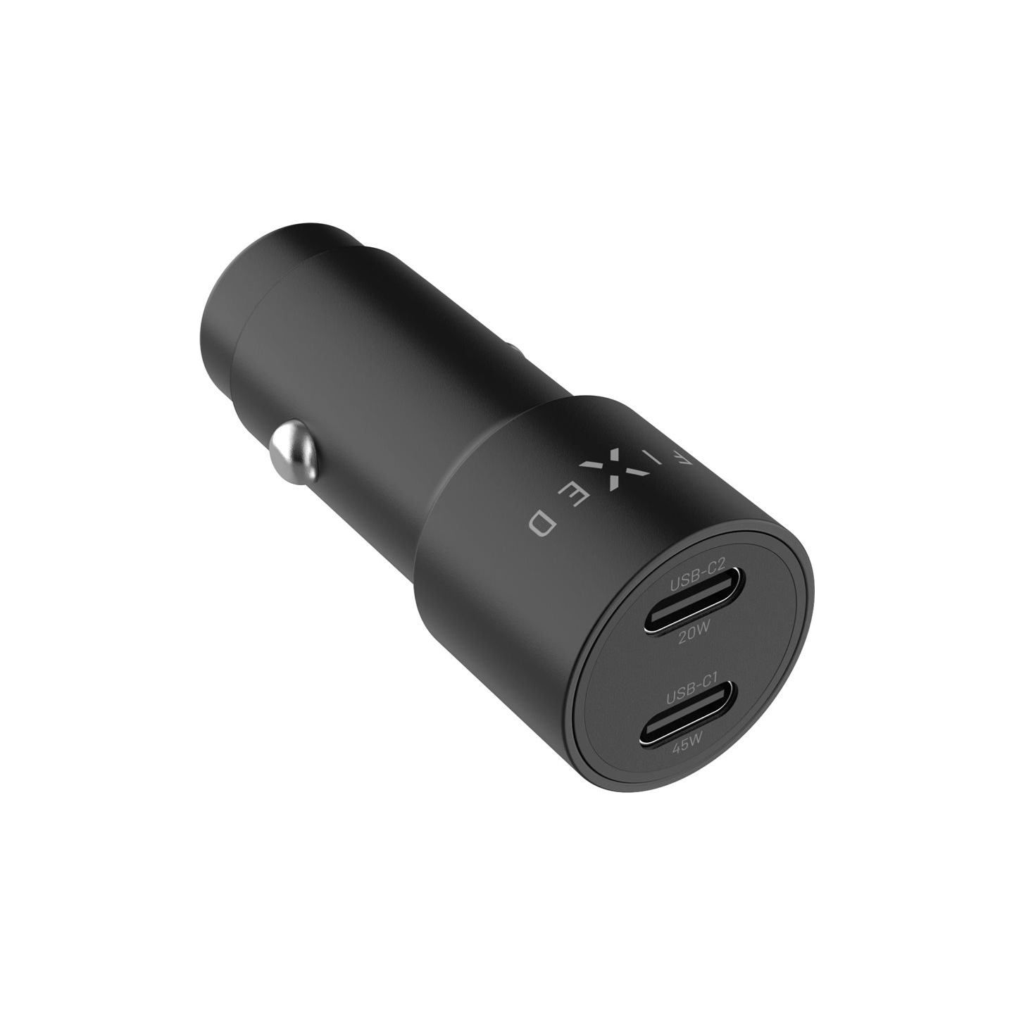 Fixed Dual USB-C Car Charger, 65W, PD 3.0