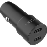 Fixed Dual USB-C Car Charger, 65W, PD 3.0