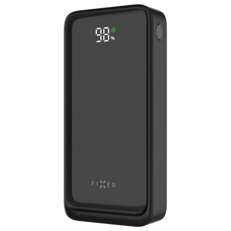 Fixed Power Bank Zen2 20 with LCD Display and PD 20W Output | 20000 mAh | Black