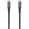 Fixed Braided Cable USB-C/USB-C, 2m, USB4 gen2 20Gbps, 4K 60Hz, 240W | FIXDBP-CC2-GR