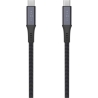 Fixed Braided Cable USB-C/USB-C, 2m, USB4 gen2 20Gbps, 4K 60Hz, 240W | FIXDBP-CC2-GR