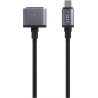 Fixed | Braided charging cable with USB-C/MagSafe 3 connectors, 2 m, 140 W, Gray