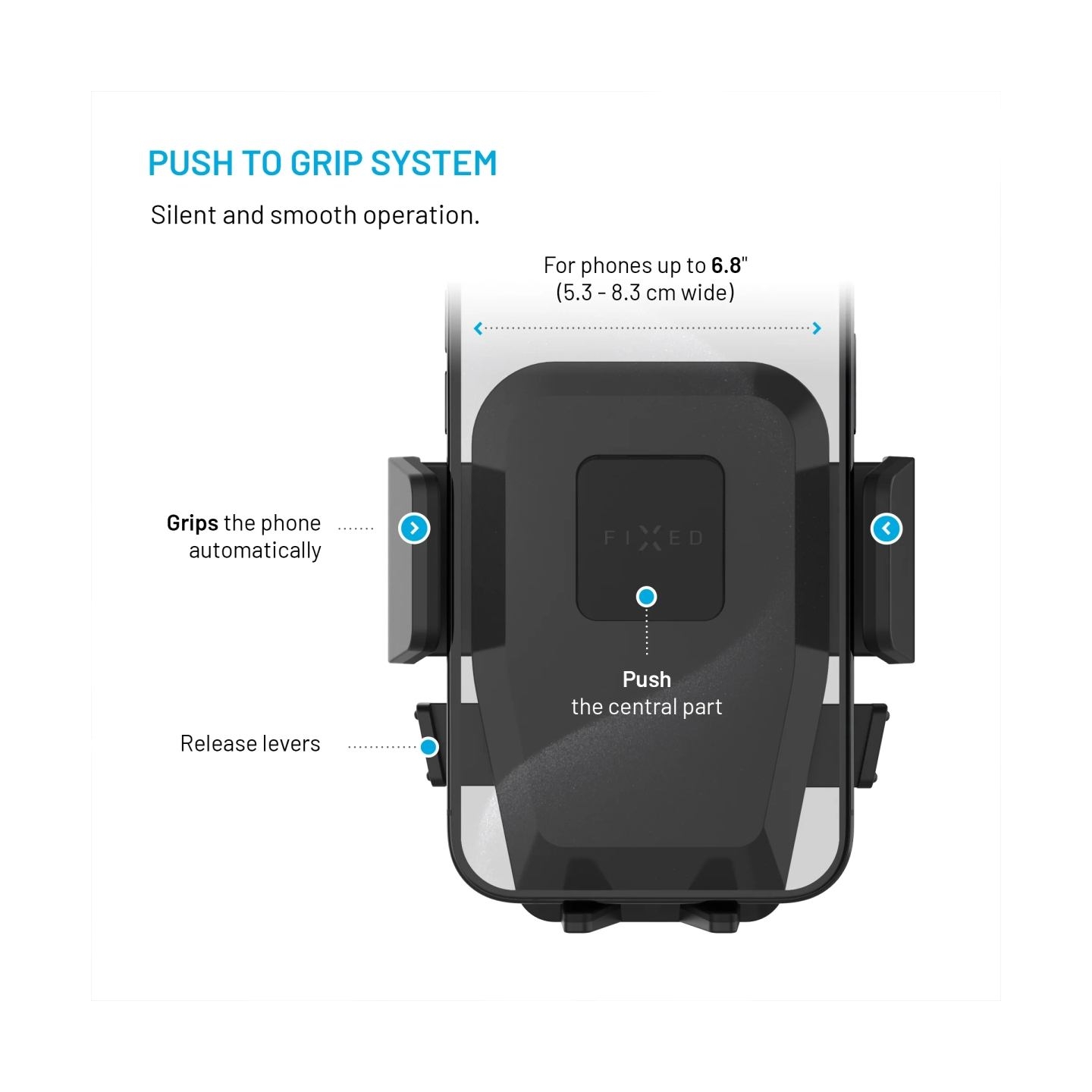 Fixed Iconiq Mirror | Black