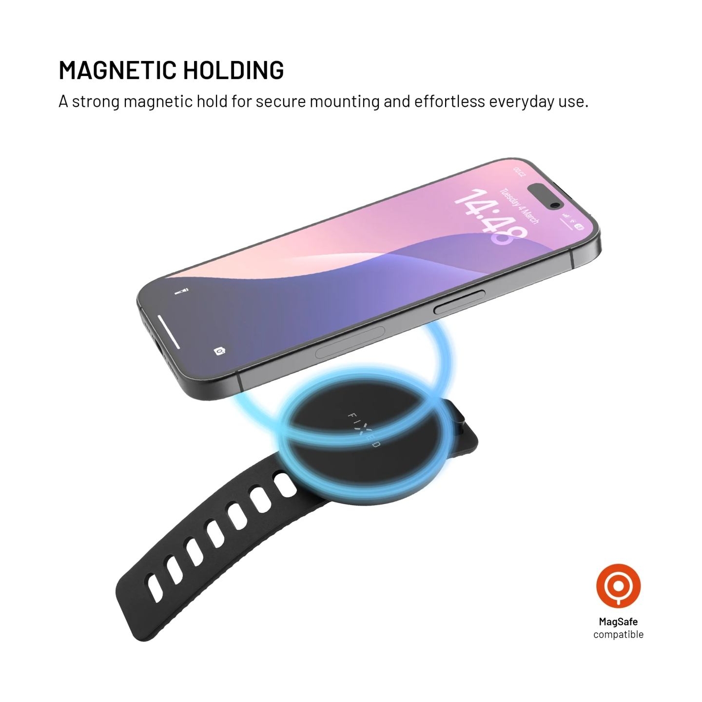 Fixed | MagGrip Active | Adjustable | Magnetic holder | Black