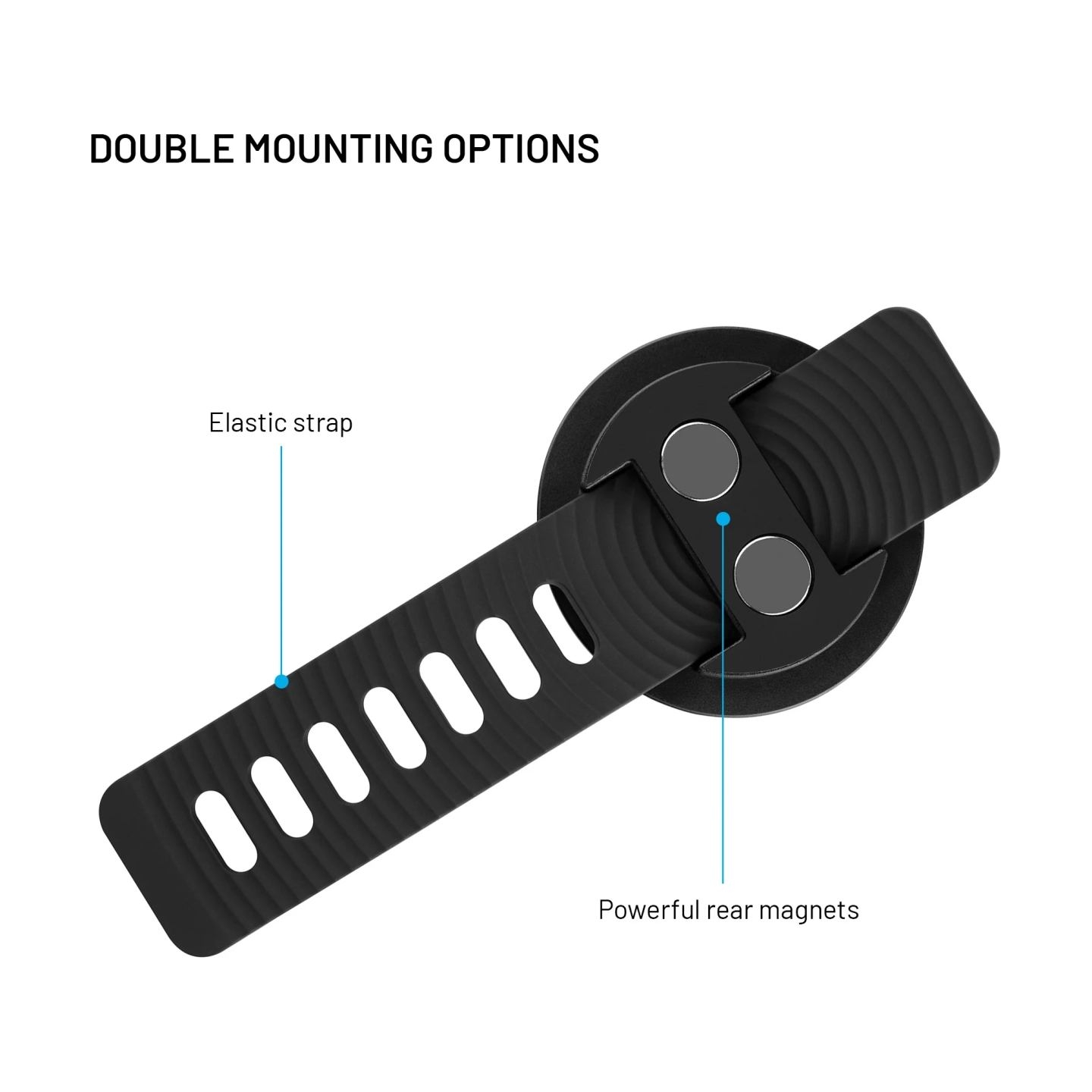 Fixed | MagGrip Active | Adjustable | Magnetic holder | Black