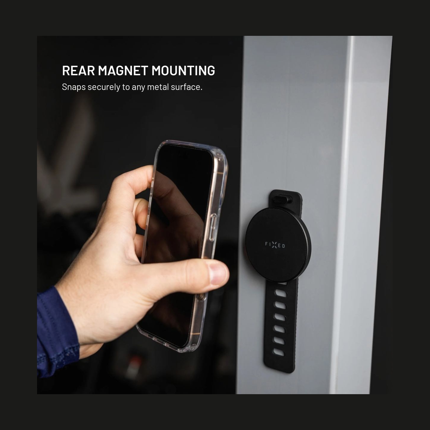 Fixed | MagGrip Active | Adjustable | Magnetic holder | Black
