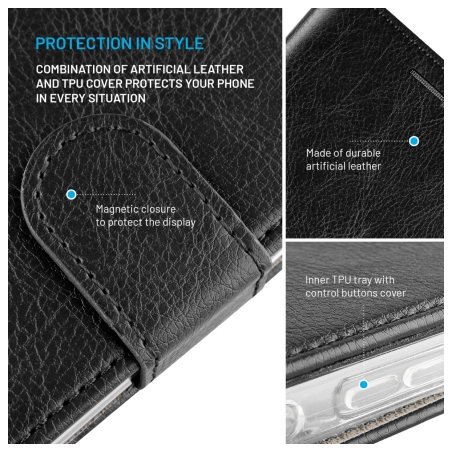 Fixed Opus | Book Case | Xiaomi | 17 Ultra | Synthetic leather | Black