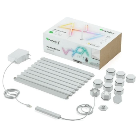 Nanoleaf | Lines Starter Kit (9 panels) | 16M+ colors