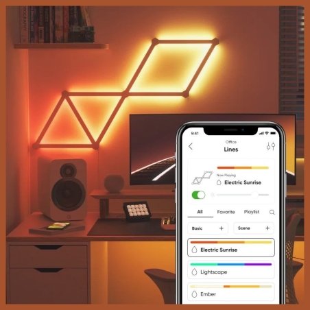 Nanoleaf | Lines Starter Kit (9 panels) | 16M+ colors