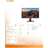 Ag Neovo Monitor 23.8 inches LA-2403 IPS FHD 100Hz HDMI DP VGA