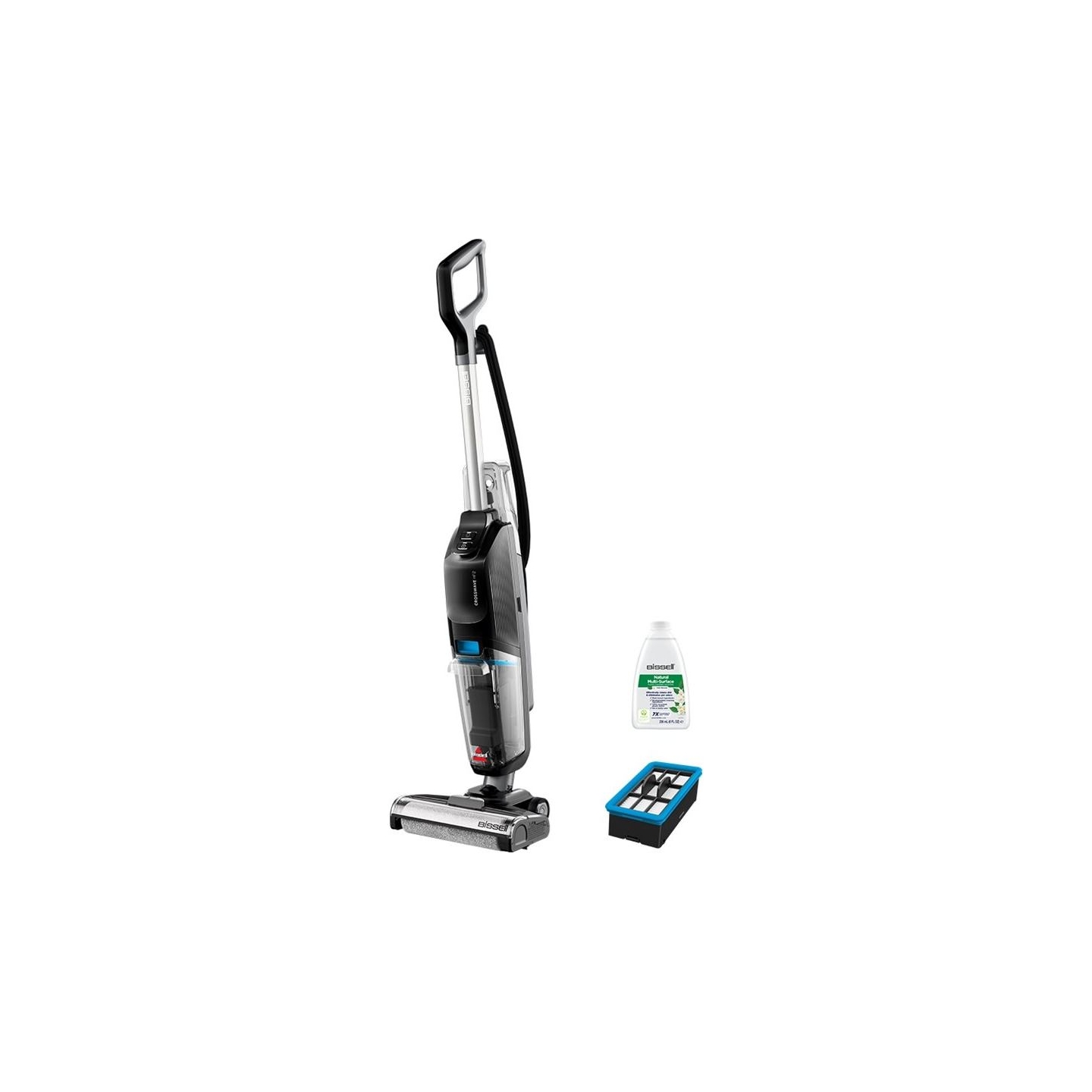 Bissell | Surface Cleaner | CrossWave HF2 Select | Corded operating | Handstick | Washing function | 340 W | Black/Grey/Blue