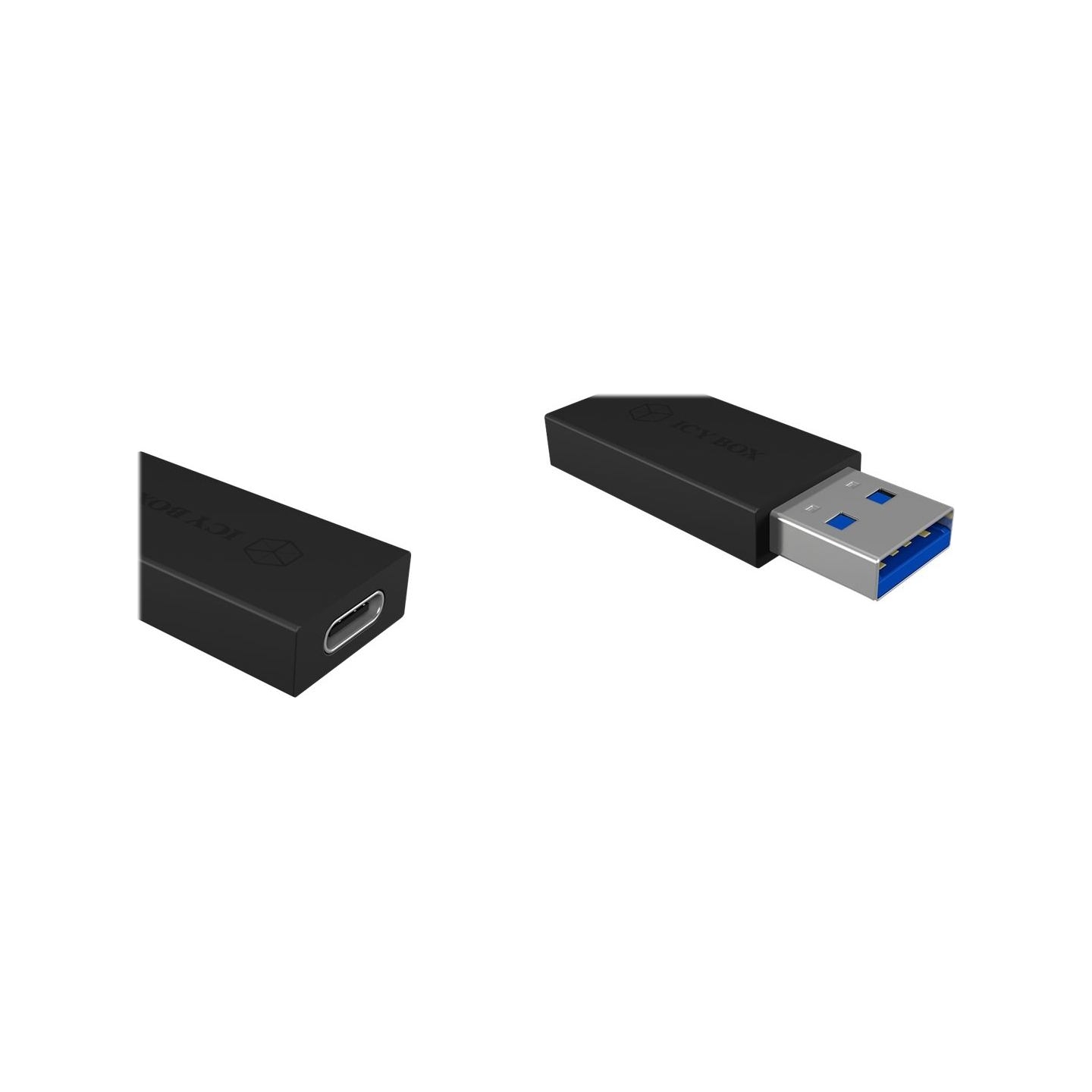 Raidsonic | ICY BOX Adapter for USB 3.1 (Gen 2), Type-A plug to Type-C socket | IB-CB015