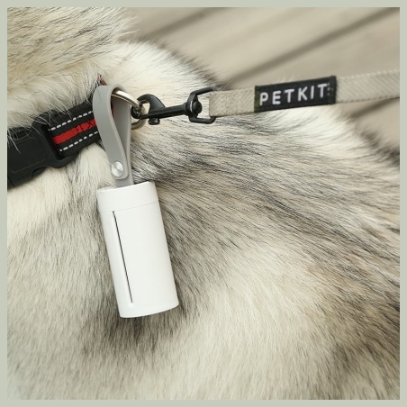 Petkit | Dog Waste Dispenser Set | Bags: 30x22 cm, Dispenser: 14/8.2 cm x 3.8 cm