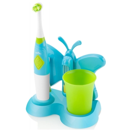 ETA | Toothbrush with water cup and holder | Sonetic  ETA129490080 | Battery operated | For kids | Number of brush heads include