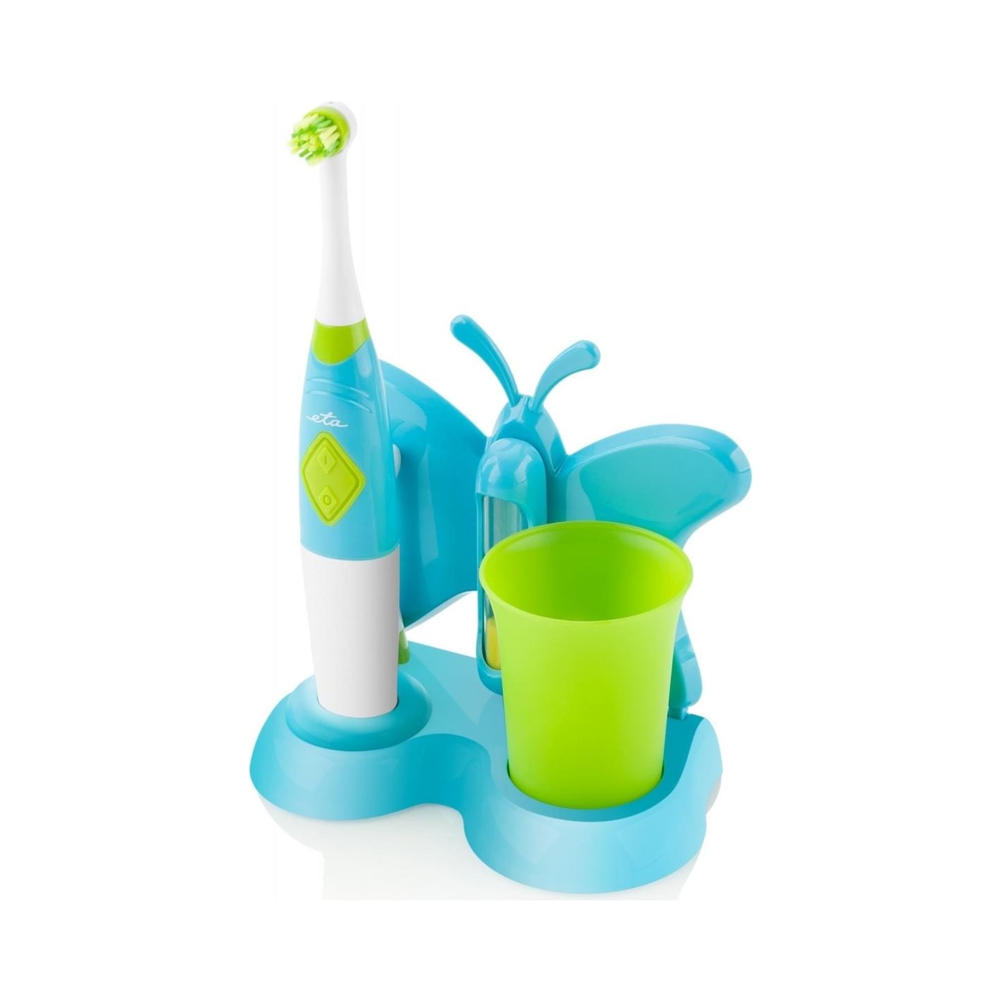 ETA | Toothbrush with water cup and holder | Sonetic  ETA129490080 | Battery operated | For kids | Number of brush heads include