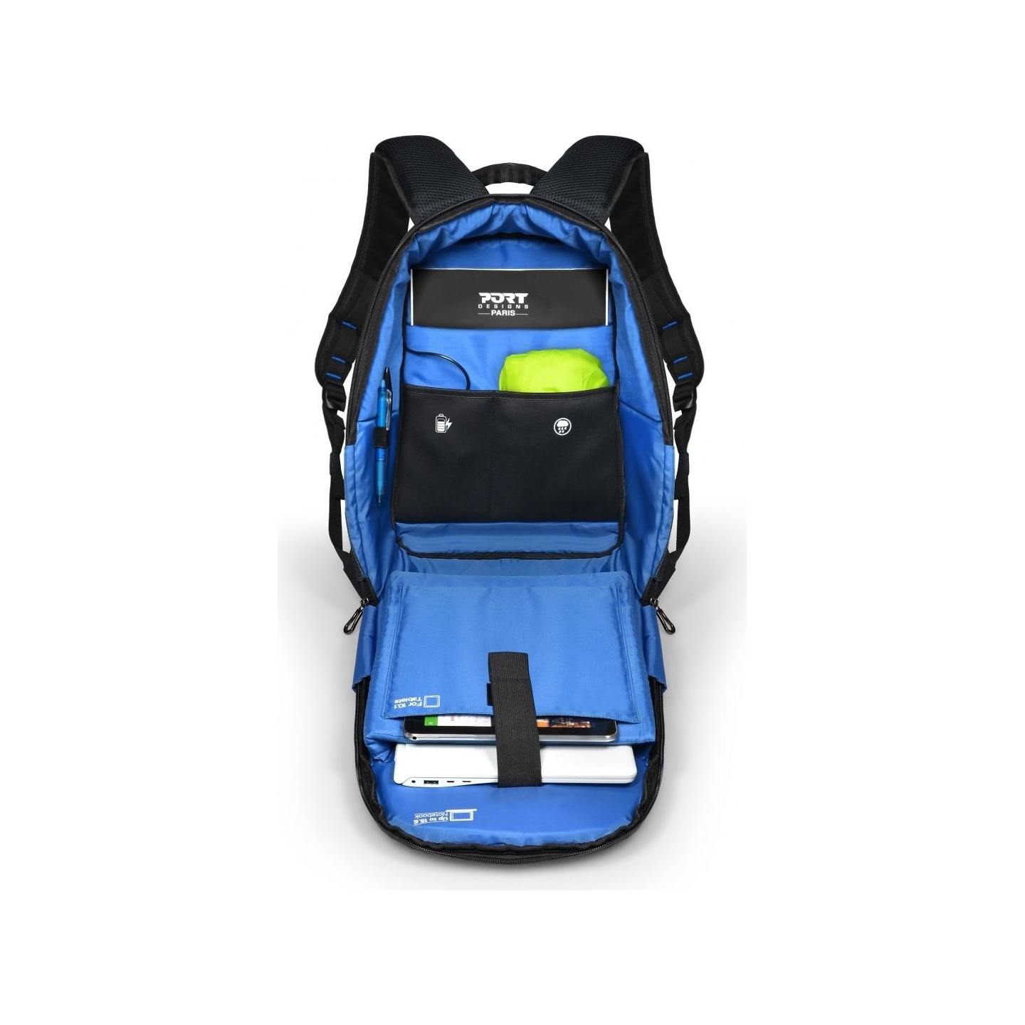Port Designs | Chicago EVO | ANTI-THEFT | Fits up to size 15.6 " | Backpack | Black | 13-15.6 " | Shoulder strap