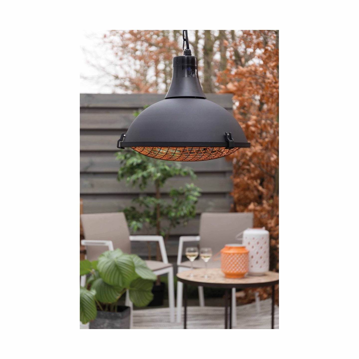 Sunred | Heater | IND-2100H, Indus II Bright Hanging | Infrared | 2100 W | Black | IP44