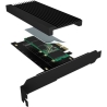 Raidsonic | Converter for 1x HDD/SSD for PCIe x4 slot | IB-PCI208-HS | Black