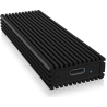 Raidsonic | Black | ICY BOX IB-1816M-C31 External Type-C enclosure for M.2 NVMe SSD