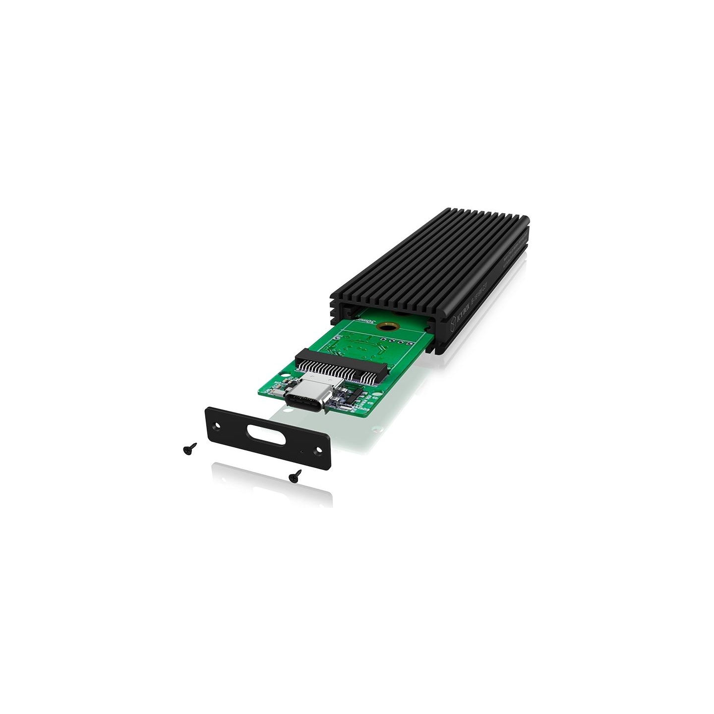 Raidsonic | Black | ICY BOX IB-1816M-C31 External Type-C enclosure for M.2 NVMe SSD