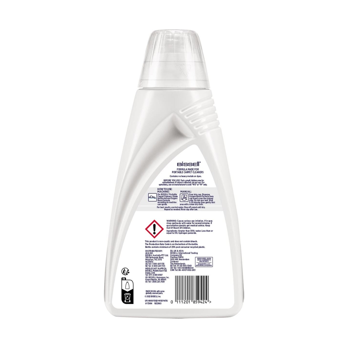 Bissell | Spotclean Oxygen Boost Carpet Cleaner Stain Removal | 1000 ml