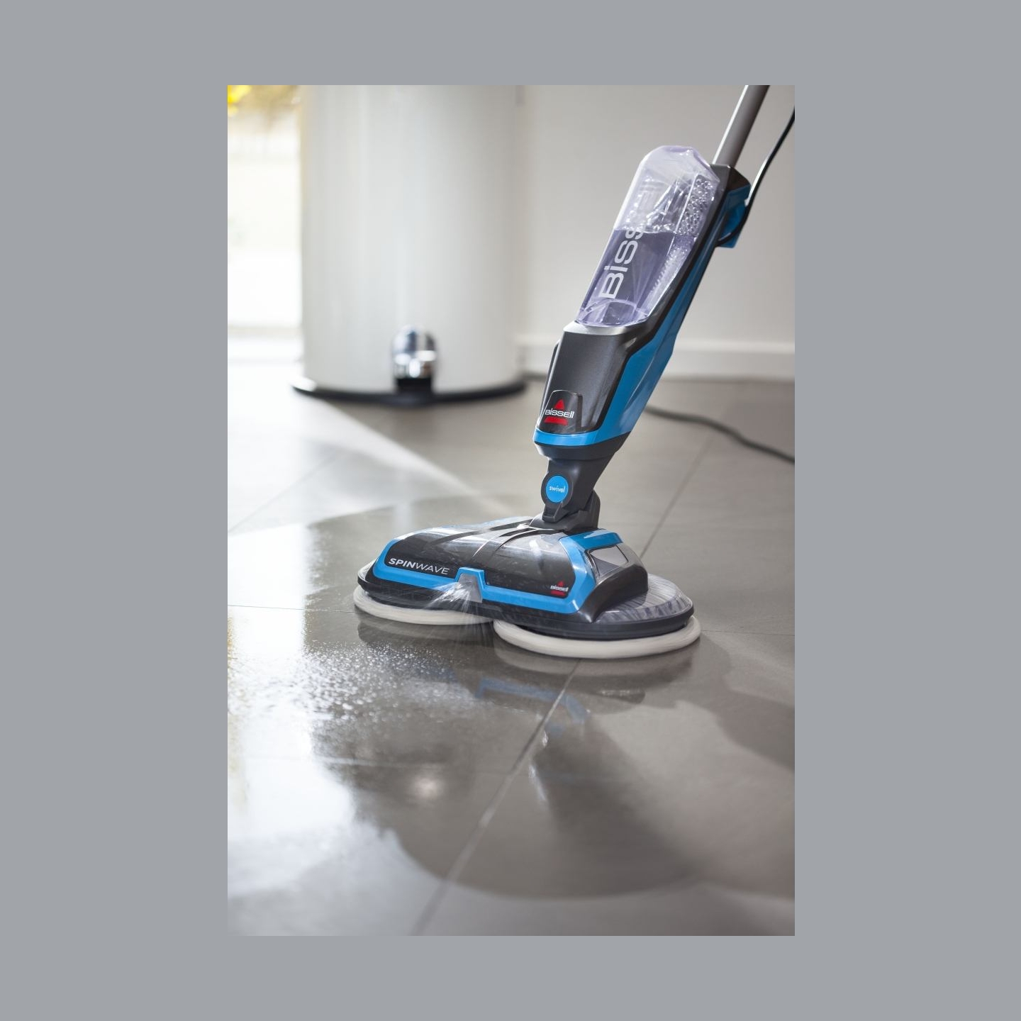 Bissell | Mop | SpinWave | Corded operating | Electric | Washing function | 105 W | Blue/Titanium