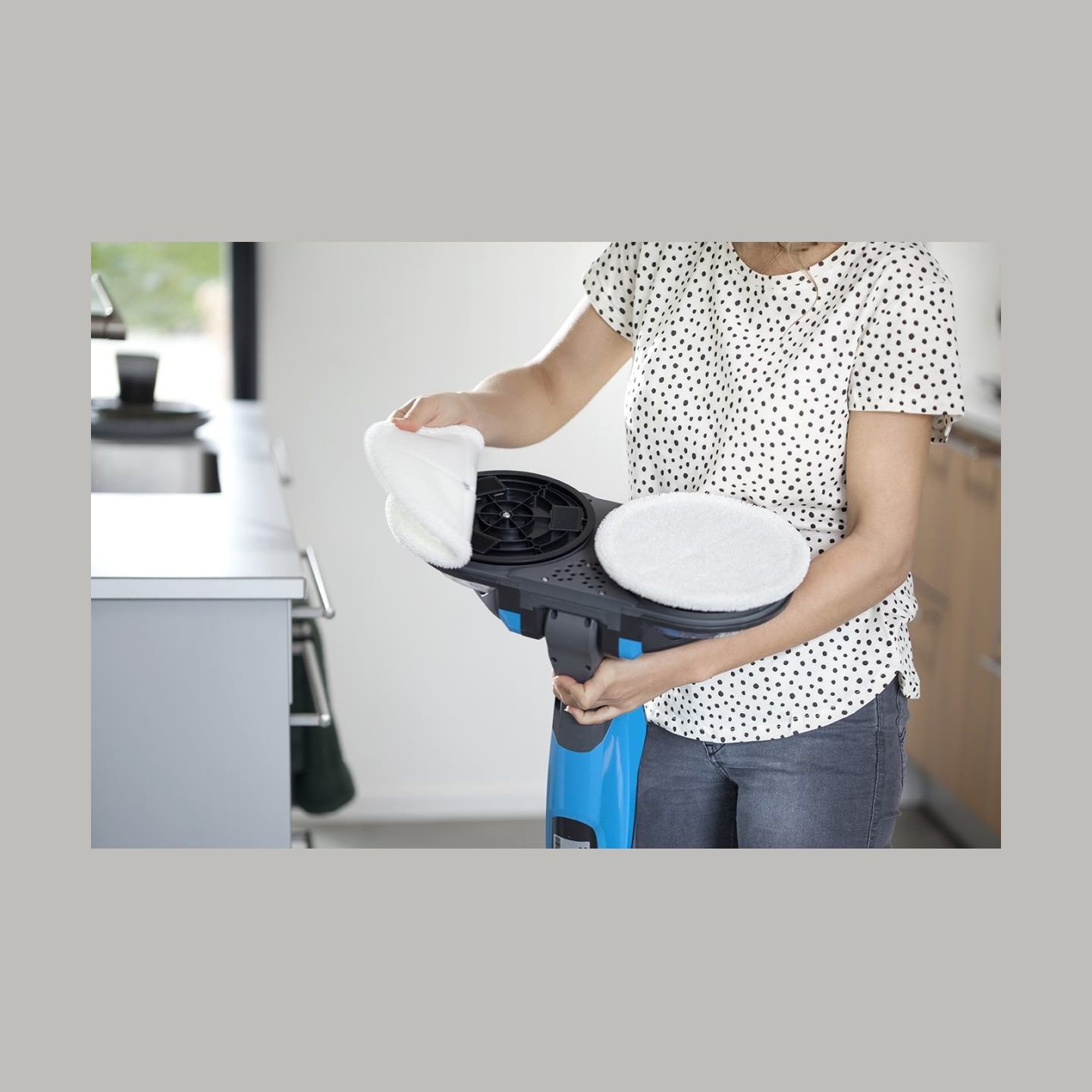 Bissell | Mop | SpinWave | Corded operating | Electric | Washing function | 105 W | Blue/Titanium