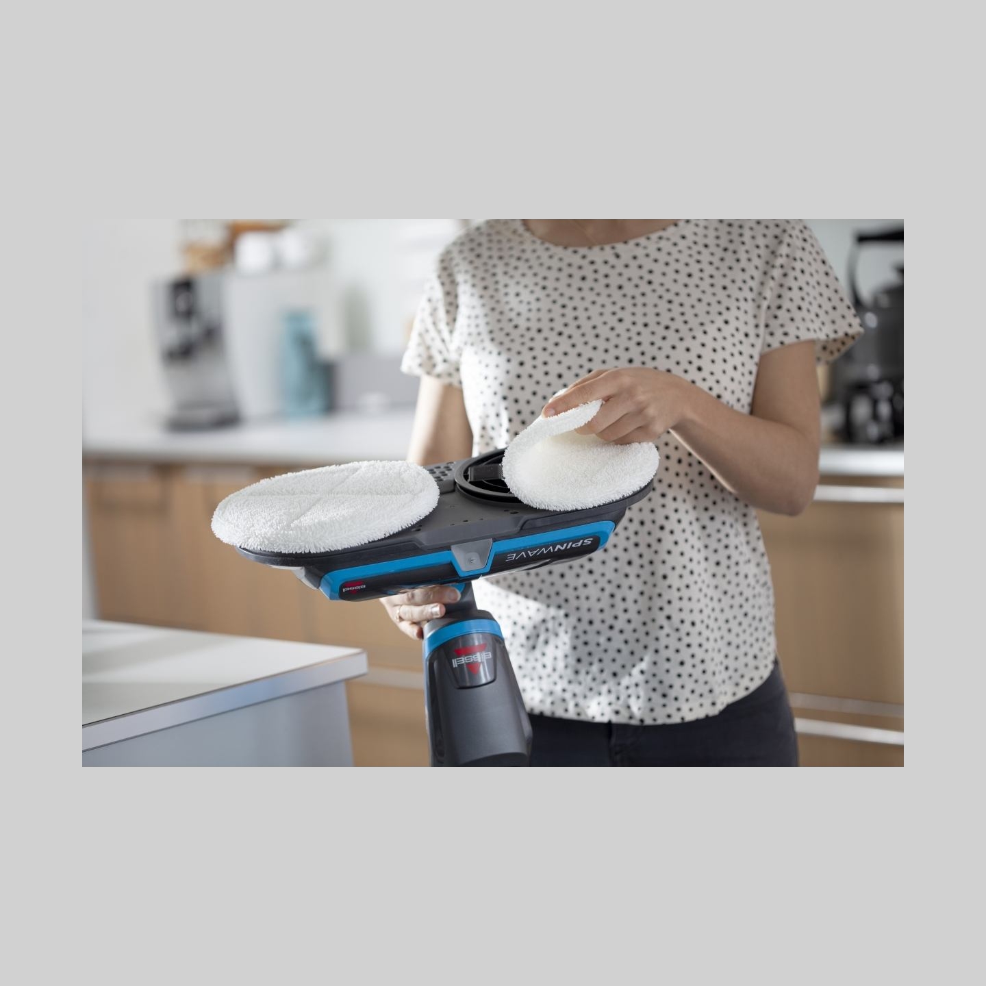 Bissell | Mop | SpinWave | Corded operating | Electric | Washing function | 105 W | Blue/Titanium