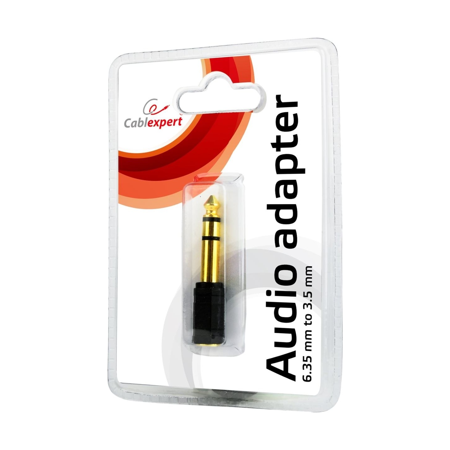 Cablexpert | 6.35 mm to 3.5 mm stereo audio adapter plug | A-6.35M-3.5F | 6.35 mm (M) | 3.5 mm (F)