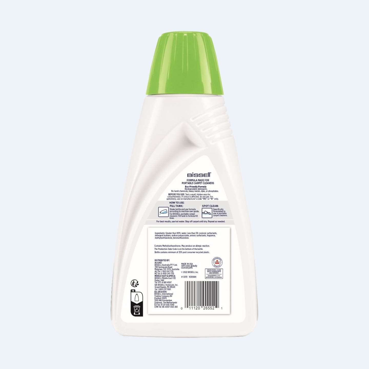 Bissell | PET Spot and Stain Portable Carpet Cleaning Solution | 1000 ml