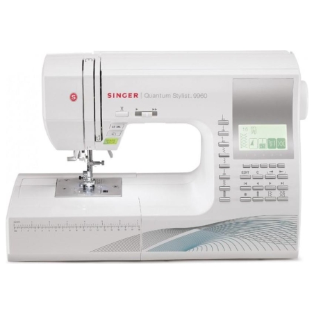 Singer | Sewing Machine | Quantum Stylist™ 9960 | Number of stitches 600 | Number of buttonholes 13 | White