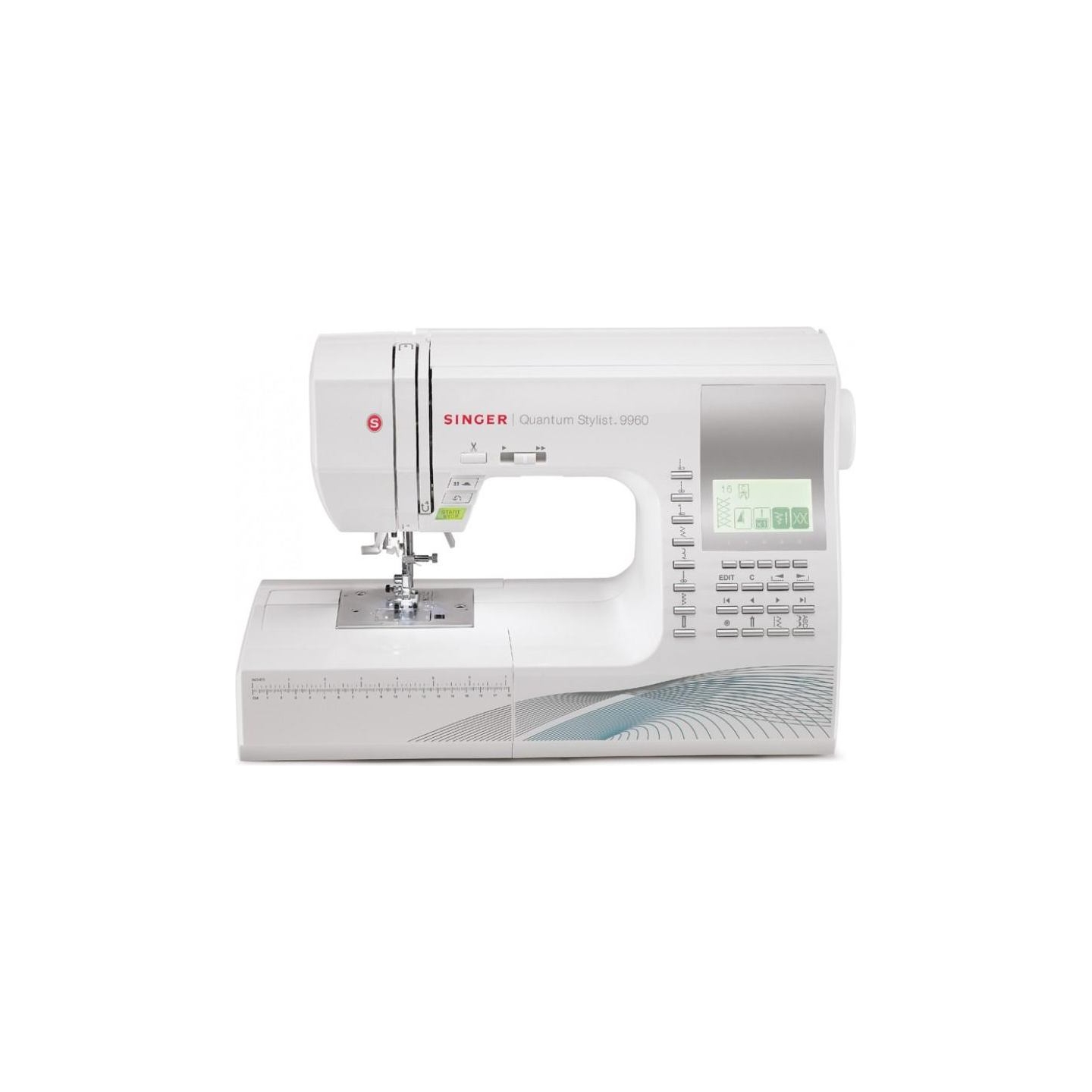 Singer | Sewing Machine | Quantum Stylist™ 9960 | Number of stitches 600 | Number of buttonholes 13 | White