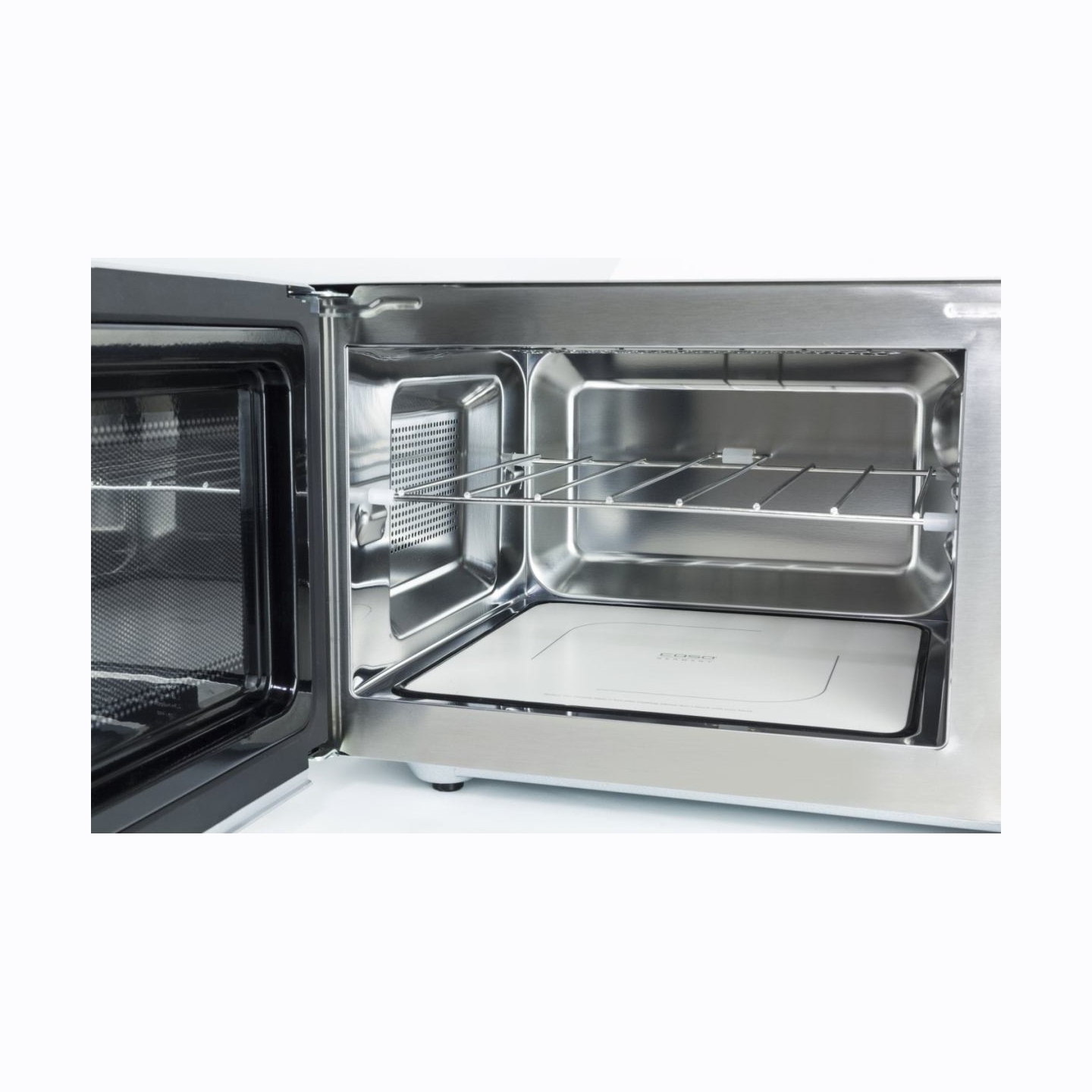 Caso | Microwave oven with Grill | MG 25 | Free standing | 900 W | Grill | Silver/Black
