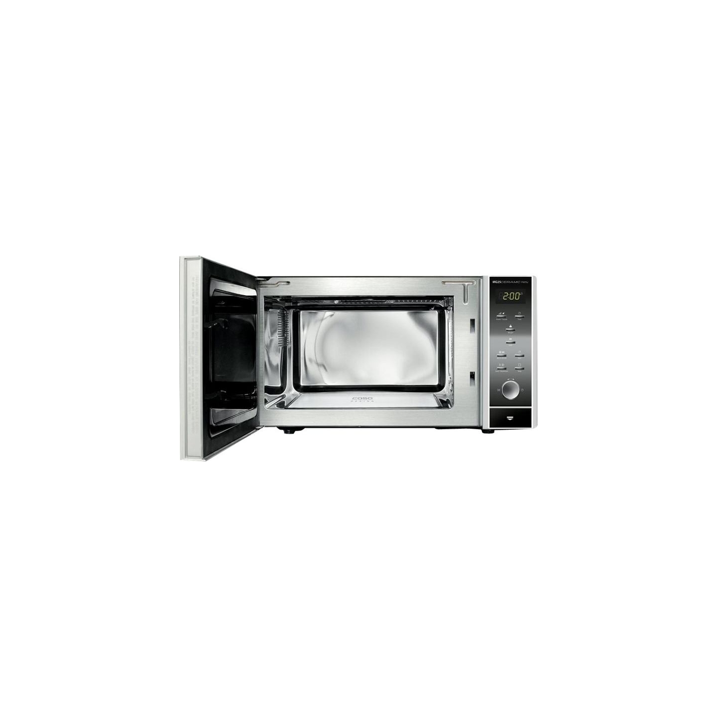 Caso | Microwave oven with Grill | MG 25 | Free standing | 900 W | Grill | Silver/Black