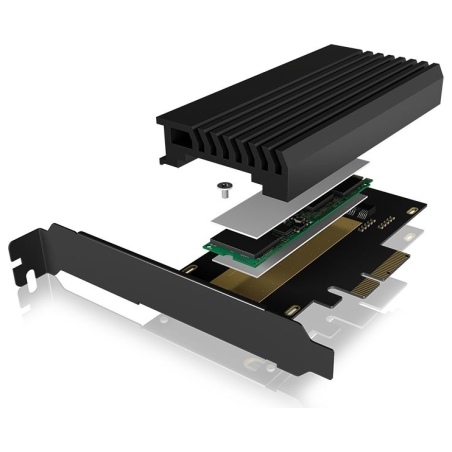 Raidsonic | ICY BOX | PCIe card with M.2 M-Key socket for one M.2 NVMe SSD