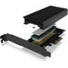 Raidsonic | ICY BOX | PCIe card with M.2 M-Key socket for one M.2 NVMe SSD