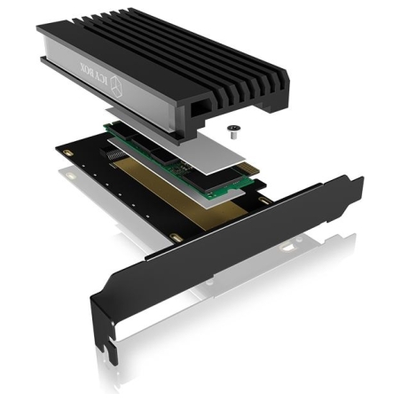 Raidsonic | ICY BOX | PCIe card with M.2 M-Key socket for one M.2 NVMe SSD