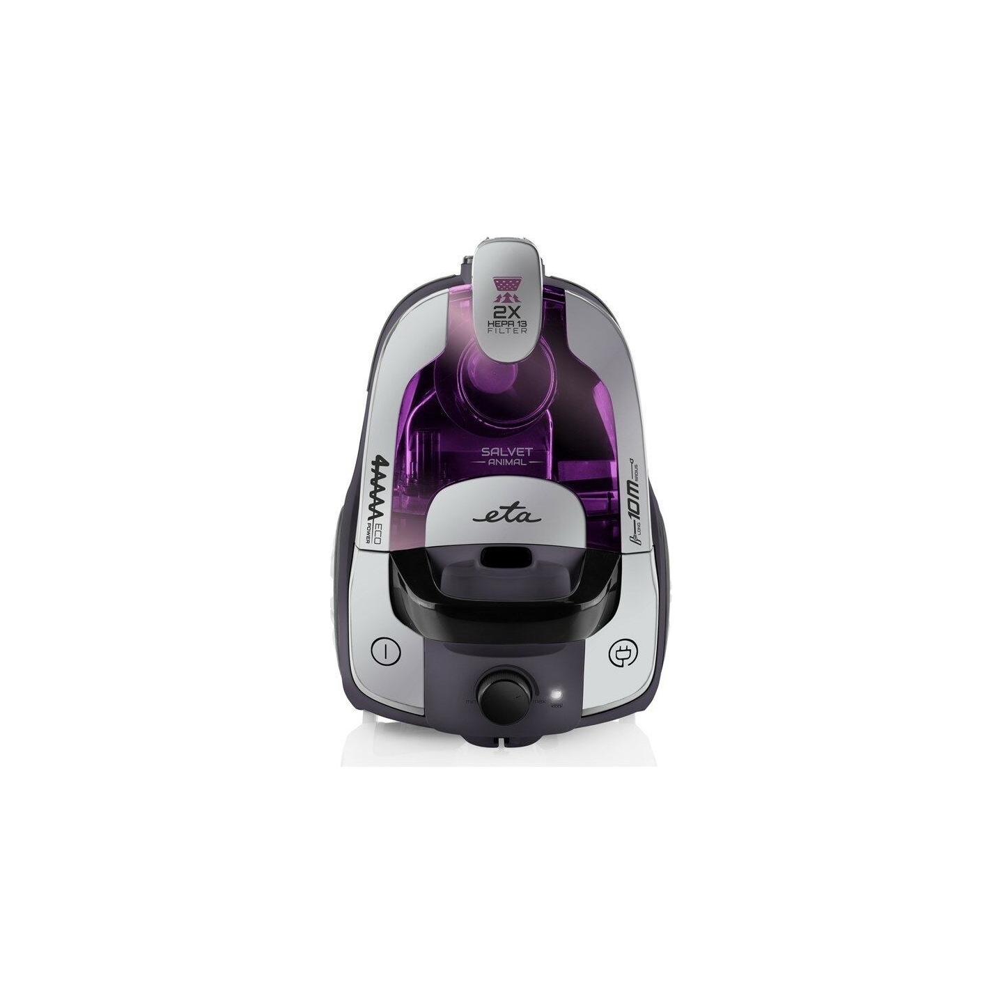 ETA | Vacuum cleaners | Salvet Animal ETA151390000 | Bagless | Power 700 W | Dust capacity 2.2 L | Purple