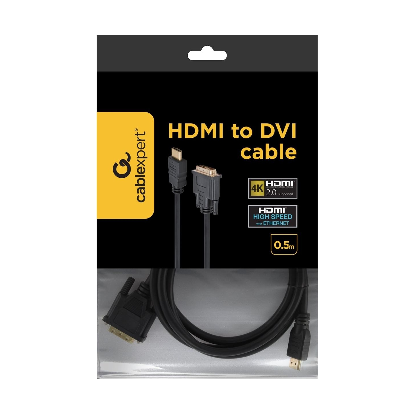 Cablexpert Gembird monitoriaus kabelis HDMI/DVI-DM (18+1) 1.8m | Cablexpert | HDMI to DVI-D | 1.8 m
