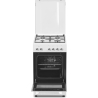 Simfer | Cooker | 5405SERBB | Hob type Gas | Oven type Electric | White | Width 50 cm | Electronic ignition | Depth 60 cm | 43 L