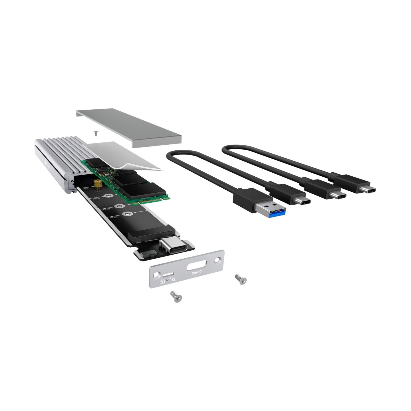 Raidsonic | Icy box External Type-C™ enclosure for M.2 NVMe SSD | IB-1817Ma-C31
