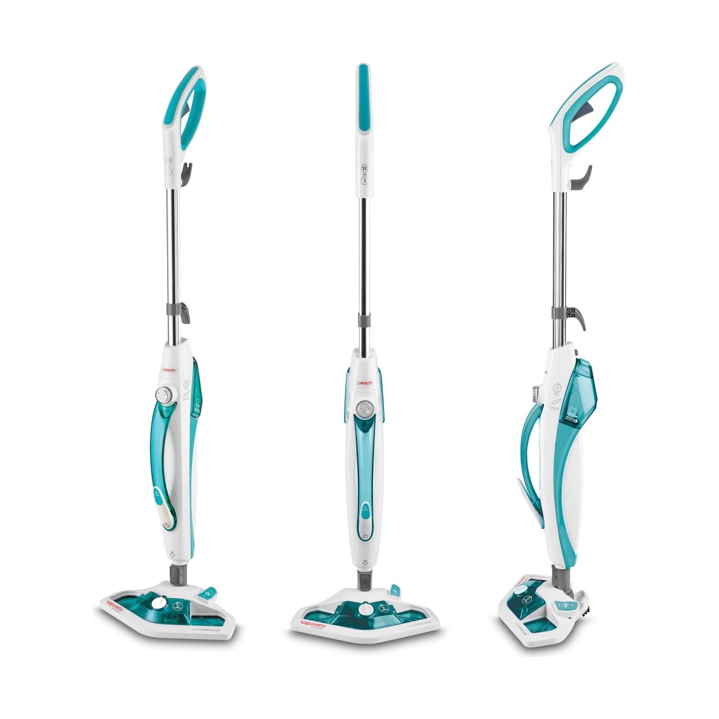 Polti | Steam mop | PTEU0282 Vaporetto SV450_Double | Steam mop and handheld steam cleaner | 1500 W | Operating radius 7.5 m | W
