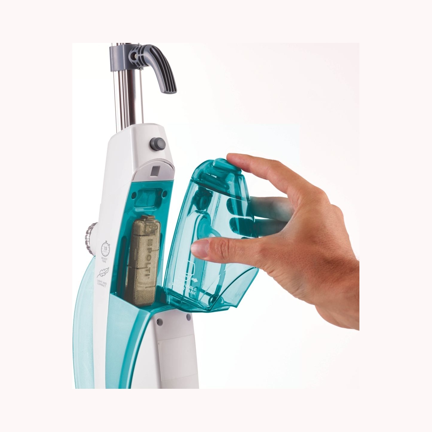 Polti | Steam mop | PTEU0282 Vaporetto SV450_Double | Steam mop and handheld steam cleaner | 1500 W | Operating radius 7.5 m | W