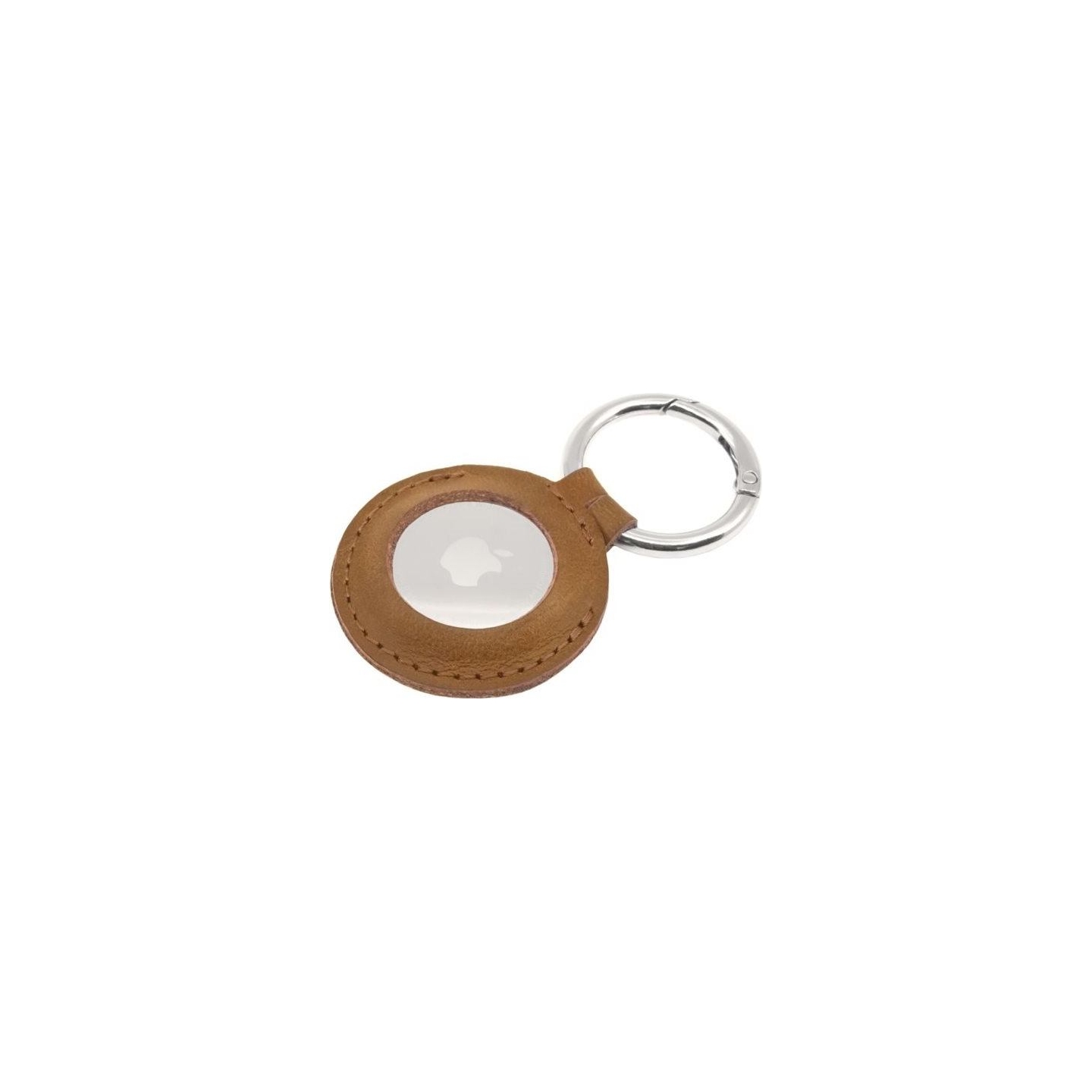 Fixed | Case for AirTag | Genuine cowhide | Brown