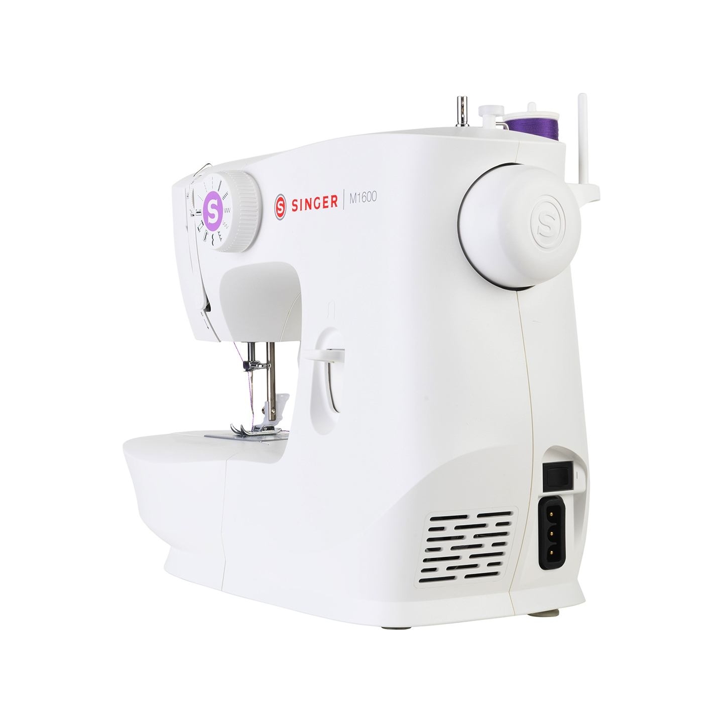Singer | Sewing Machine | M1605 | Number of stitches 6 | Number of buttonholes 1 | White