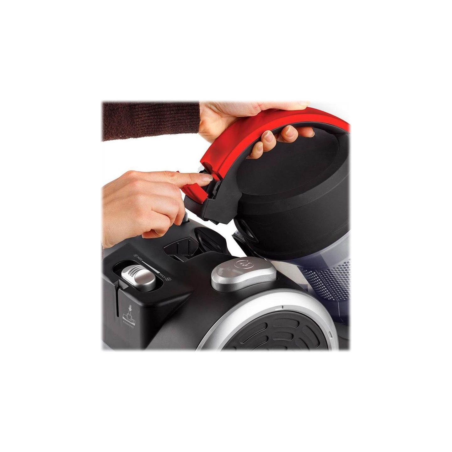 Polti | Vacuum cleaner | PBEU0105 Forzaspira C110_Plus | Bagless | Power 800 W | Dust capacity 2 L | Black/Red