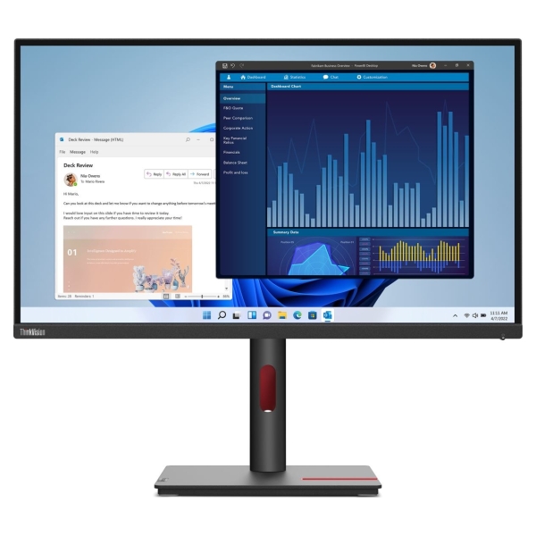 Lenovo ThinkVision T27p-30 (27") UHD HDMI/DP/USB-C/DOC / 63A9GAT1EU