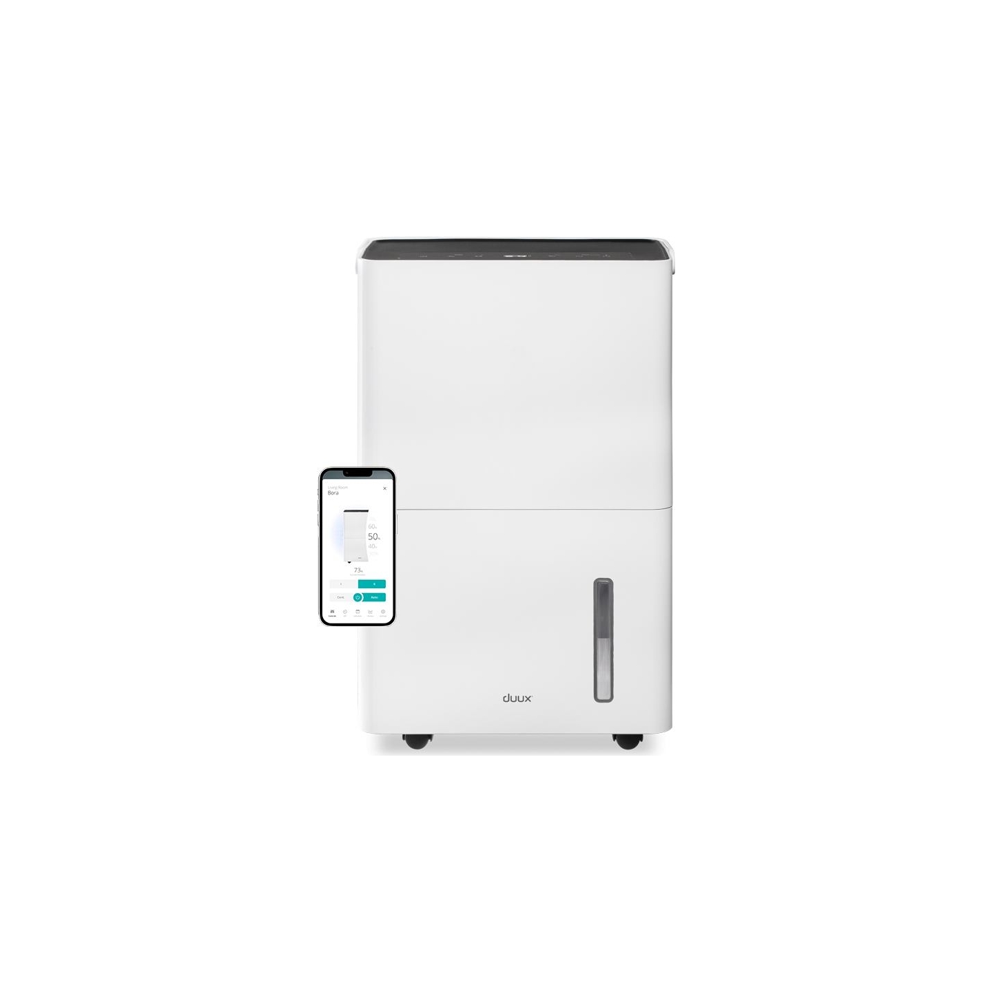 Duux Smart Dehumidifier | Bora | Suitable for rooms up to 50 m² | Water tank capacity 4 L | White