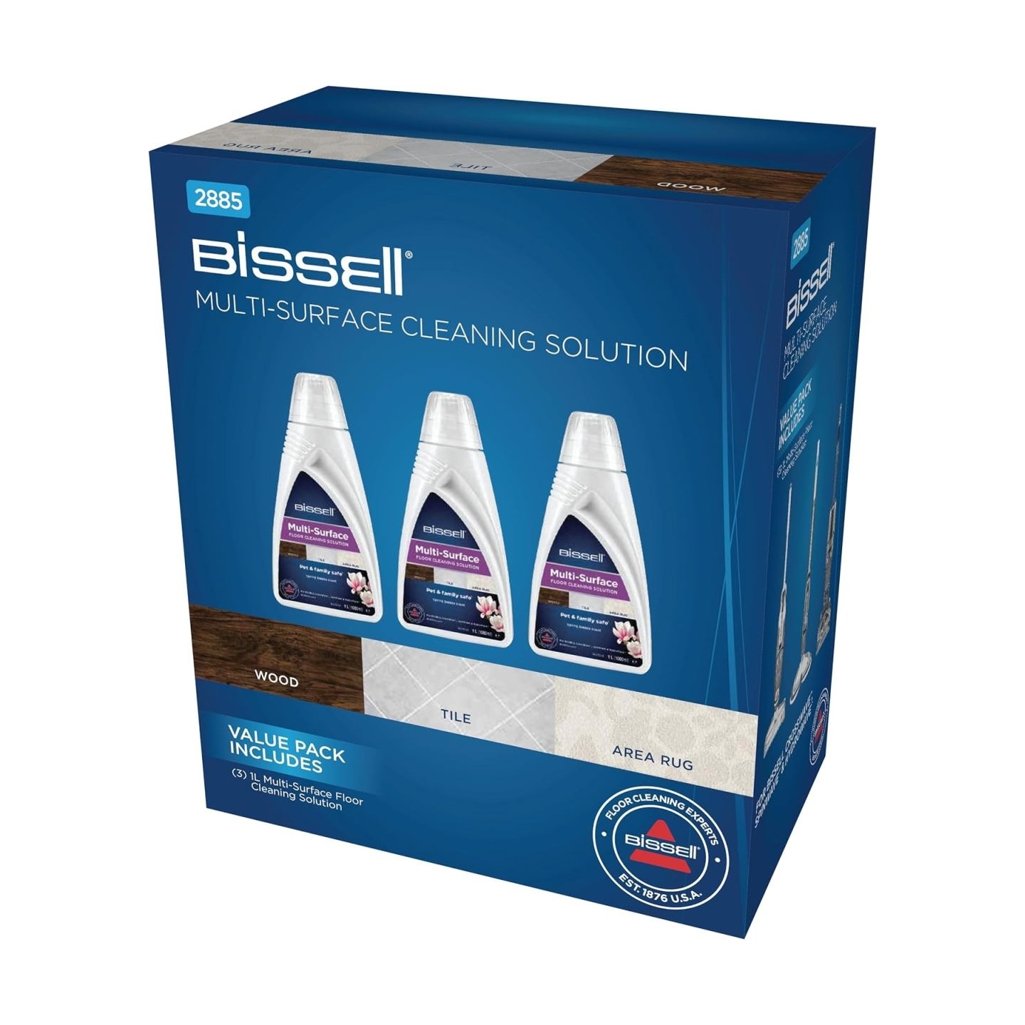 Bissell | MultiSurface Detergent Trio Pack | 1000 ml